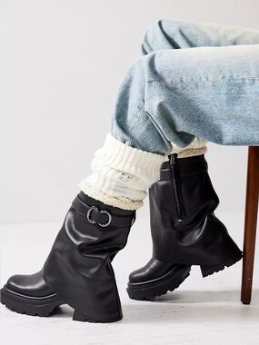 New Circus NY by Sam Edelman Noah Foldover Boots Sz 6.5